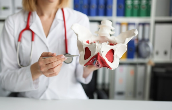 Fisioterapeuta de TAO Fisioterapia en Jerez explicando cuando está indicada la fisioterapia en suelo pélvico